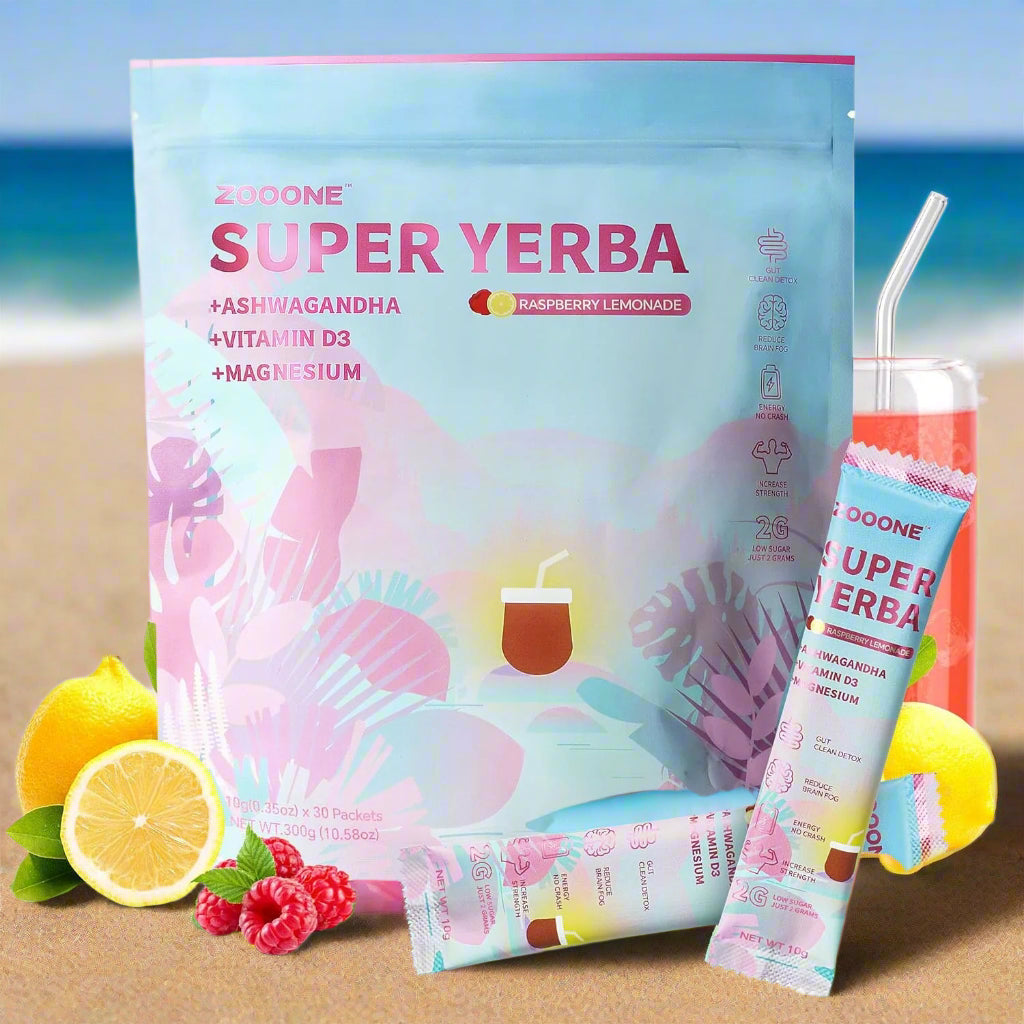 Super Yerba™ Instant Tea Powder Raspberry Lemonade Flavor