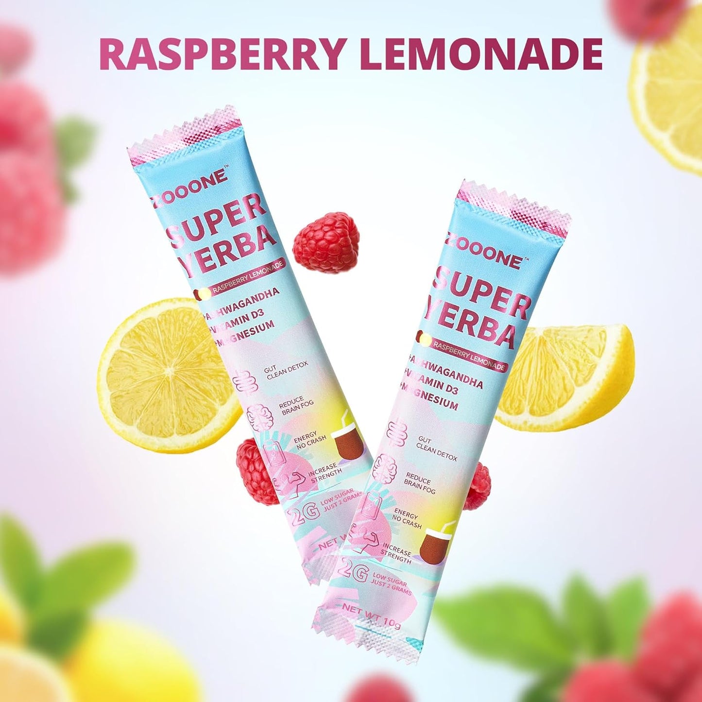 Super Yerba™ Instant Tea Powder Raspberry Lemonade Flavor