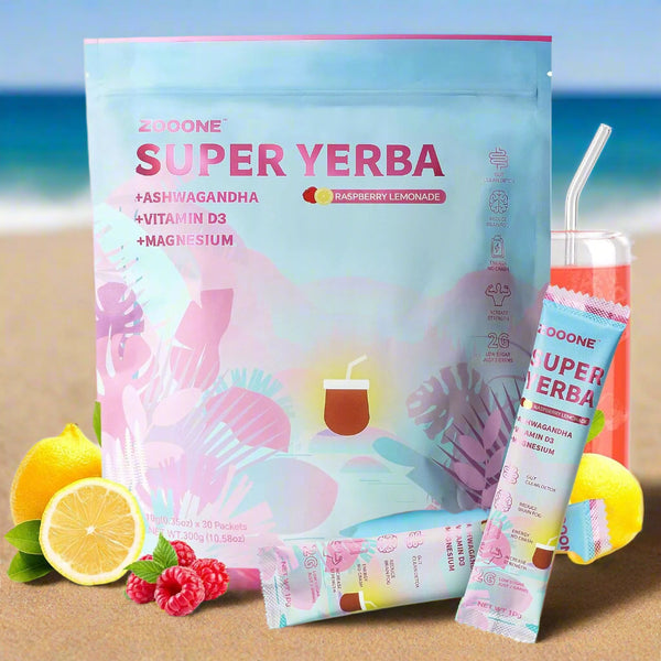 Super Yerba™ Instant Tea Powder Raspberry Lemonade Flavor